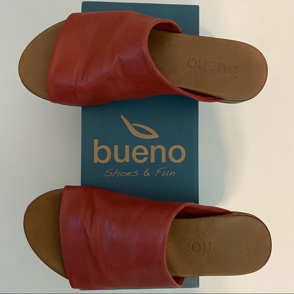 Bueno Shoes - Bueno Turner slide sandals terracotta